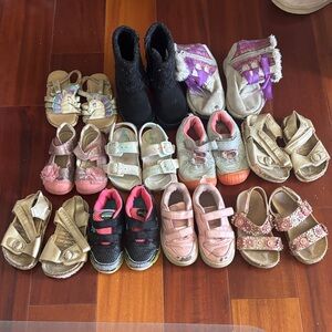 Kids Multi-Color Sandals and Sneakers Set